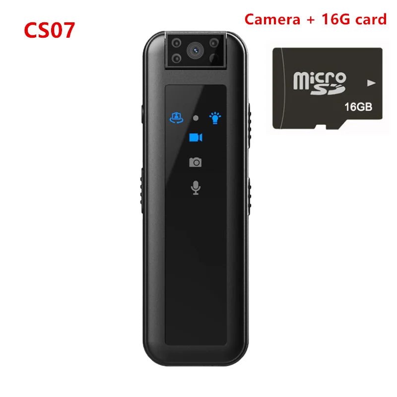 HD 1080P Infrared Night Vision Mini DV Camera, Invisible Motion Monitoring Camera, Portable Outdoor Law Enforcement Recorder
