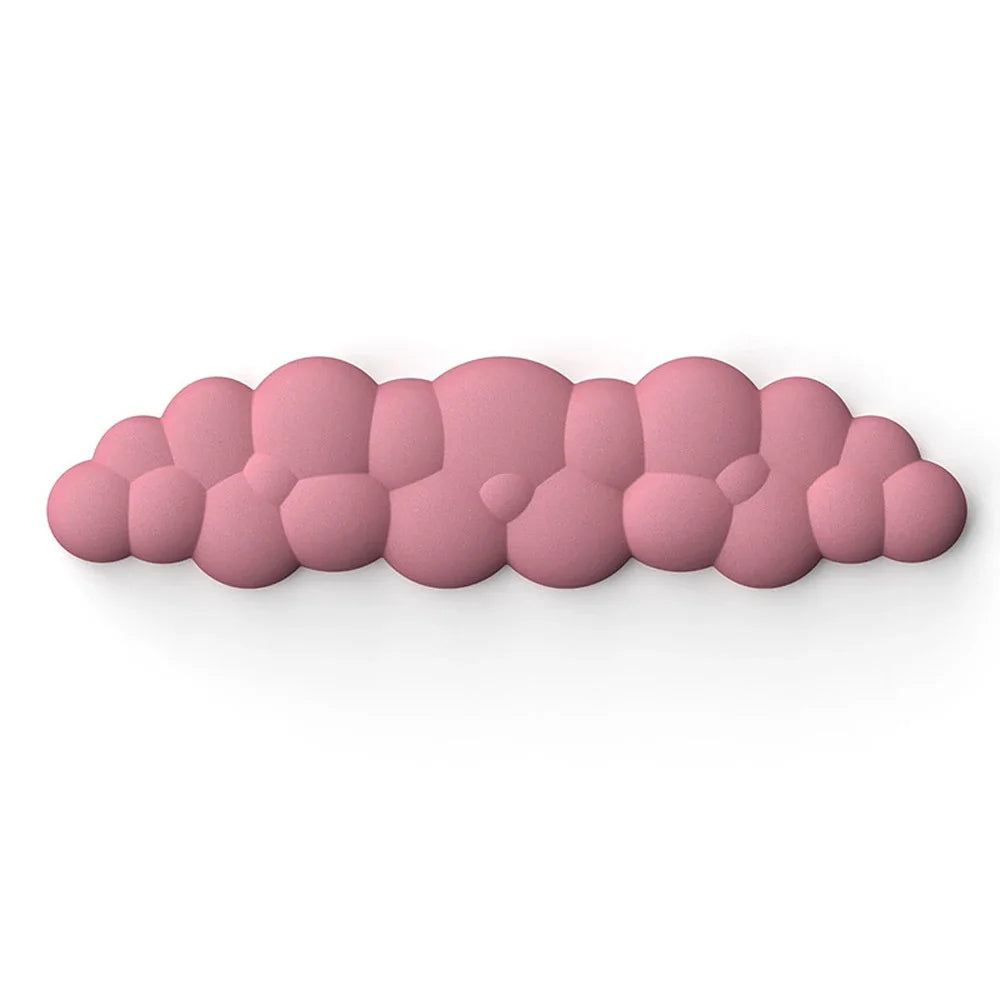 Mouse Pad with Wrist Rest Keyboard Cloud Non-Slip Desktop Office Gamer Mouse Wrist Rest Ergonomic Comfortable Soft Wrist Rest