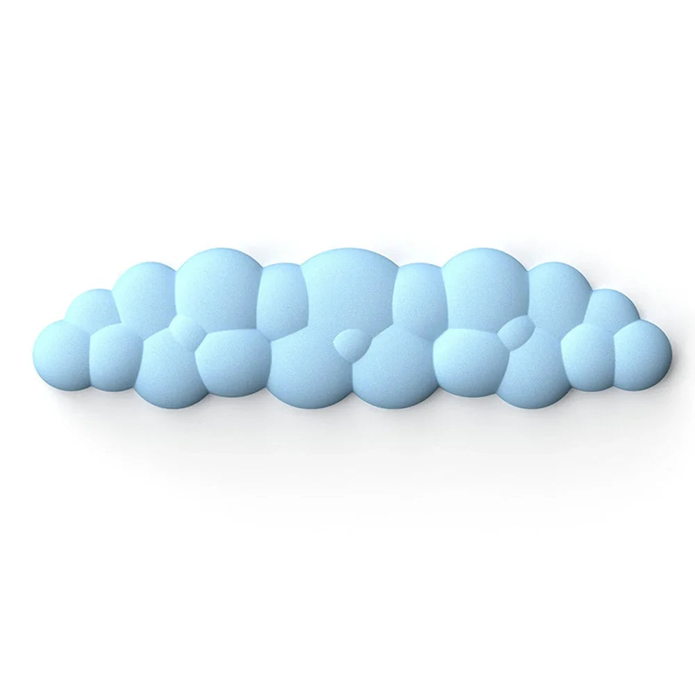 Mouse Pad with Wrist Rest Keyboard Cloud Non-Slip Desktop Office Gamer Mouse Wrist Rest Ergonomic Comfortable Soft Wrist Rest