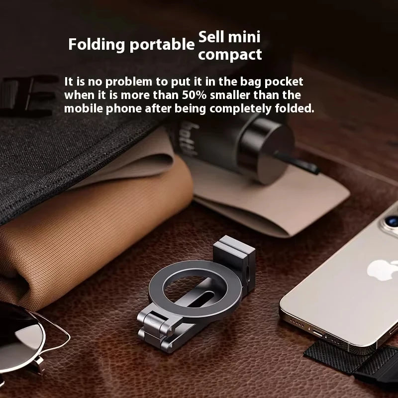 Magnetic Phone Holder Travel Essentials Flexible Rotation Hands-Free Airplane Phone Mount Seat Adjustable Phone Stand