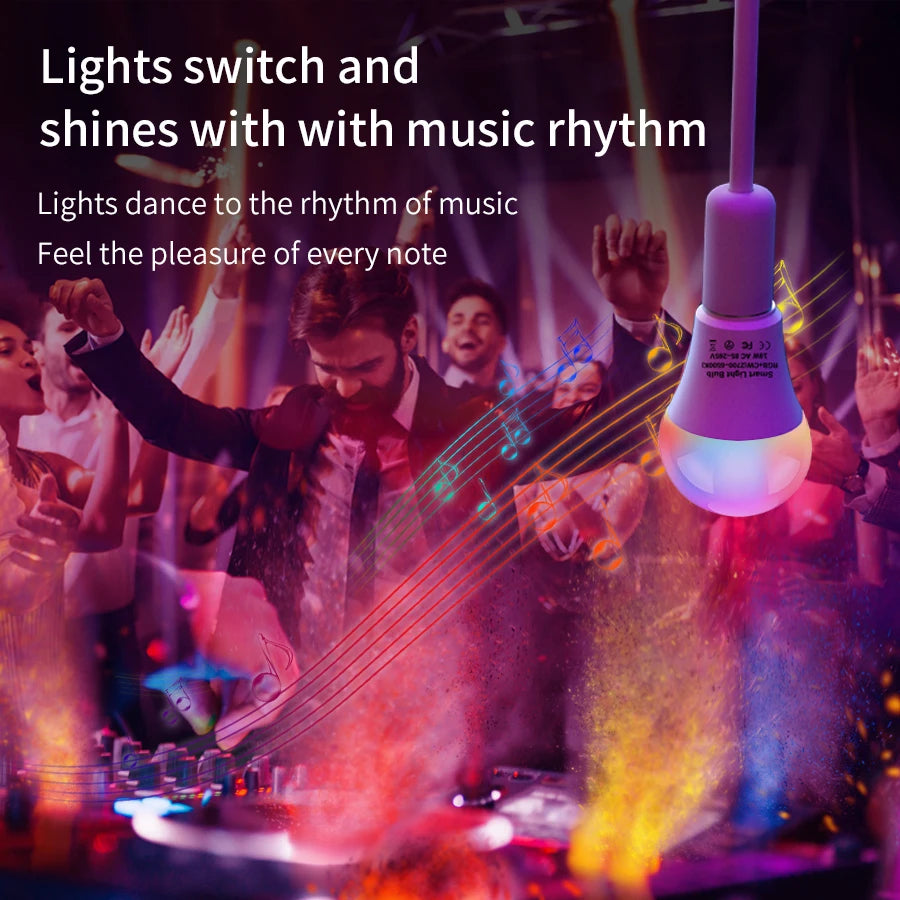 AC 220V 110V Tuya Smart Wifi LED Light Bulb E27 10W 15W 20W Alexa LED Lamp Smart Life APP Google Assisatnt Echo Voice Control