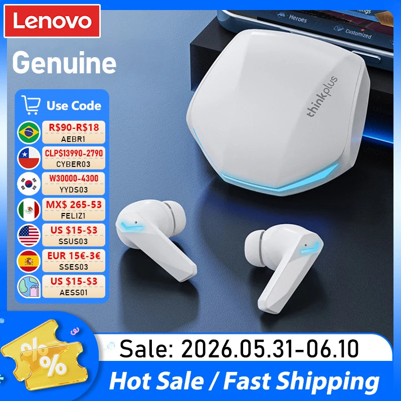 Choice  GM2 Pro TWS Wireless Bluetooth V5.4 Earphone HD Call Low Latency Headphones Dual Mode Music Gaming Earbuds GM2PRO